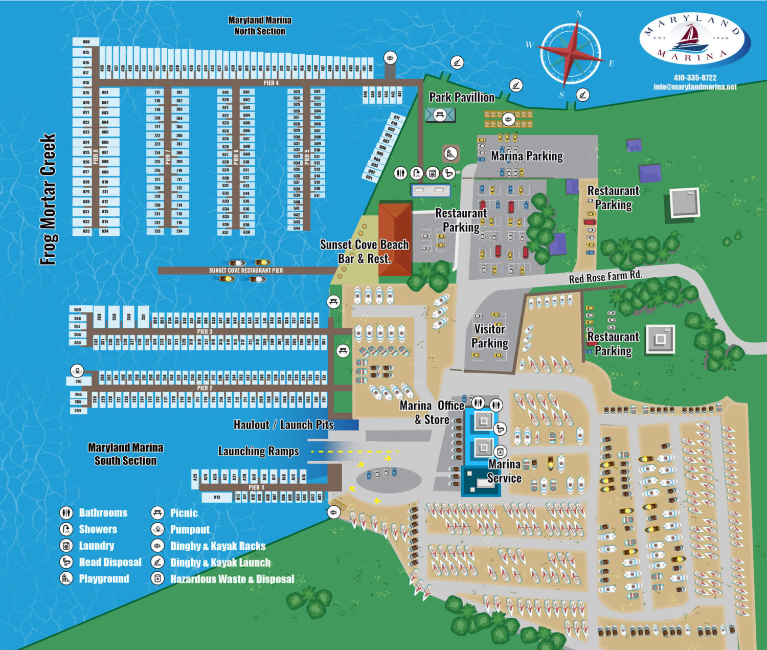 Maryland Marina Full Map